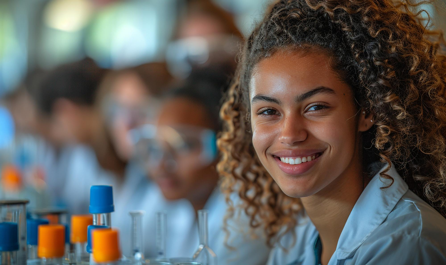 Mulheres nas áreas de STEM.