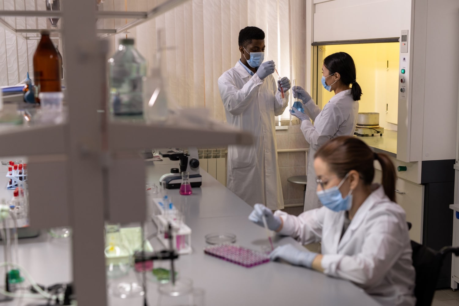 laboratório de pesquisa de biomedicina